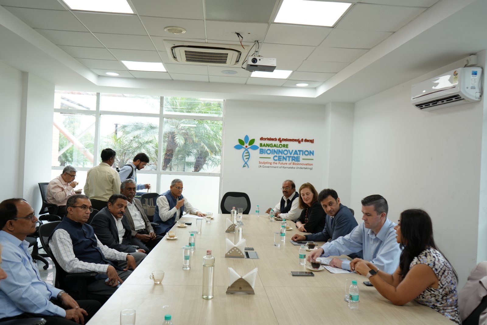 Santosh Kaur in a boardroom discussion